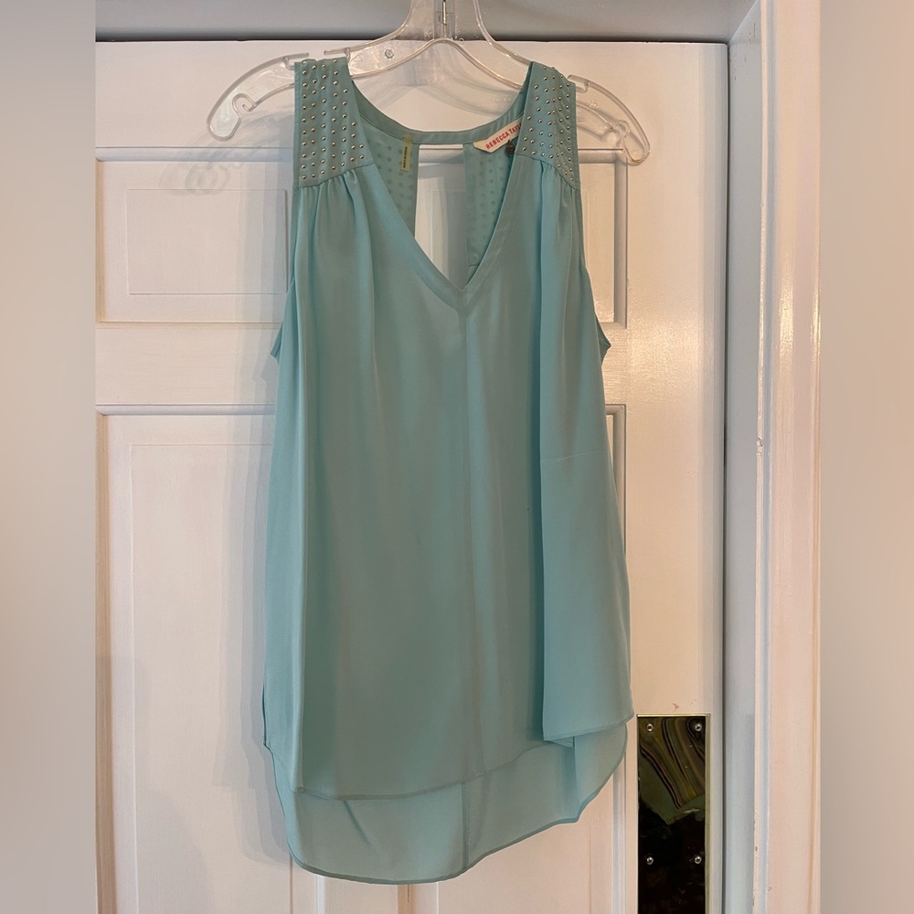 Turquoise Top - Rebecca Taylor - Size 10